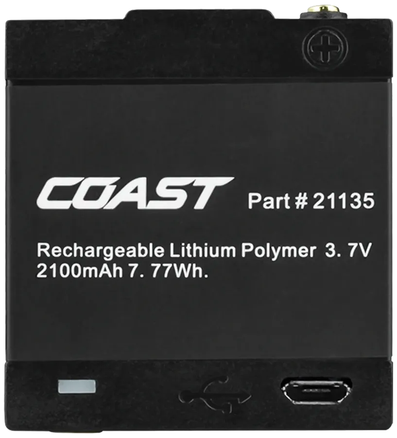 Coast ZX600 genopl. batteri t/PM200, 500R & 550