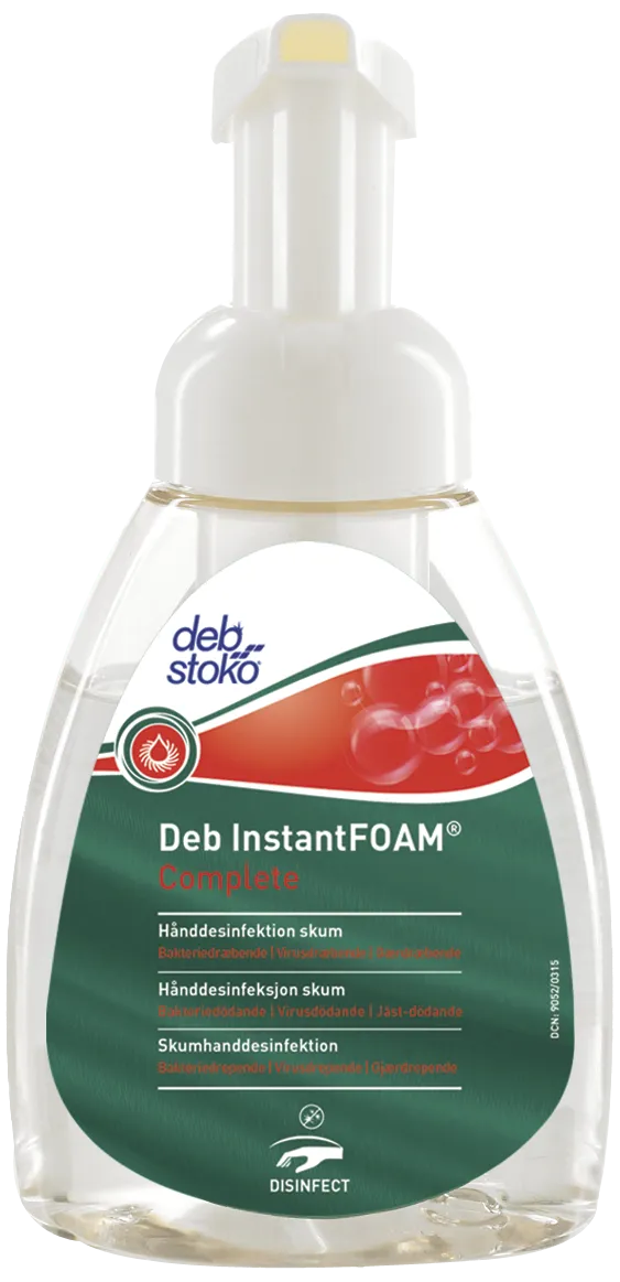 Deb hånddesinfeksjon InstantFOAM m/pumpe, 6×250ml