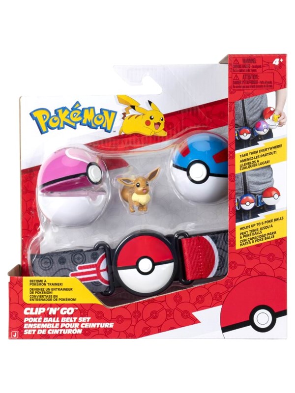 Pokemon CLIP N GO BELT SET EEVEE