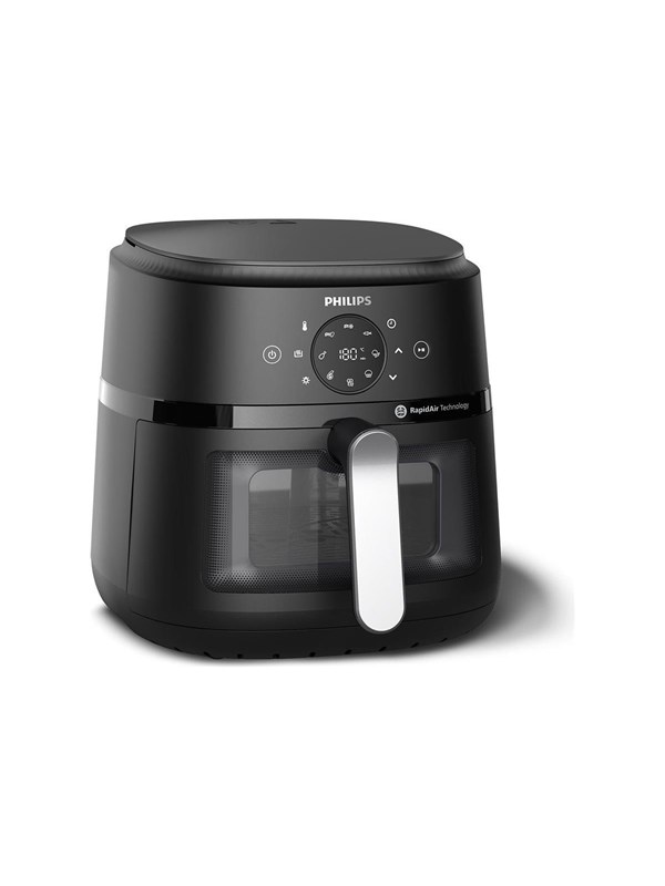 Philips 2000 Series NA231 - hot air fryer - black / silver