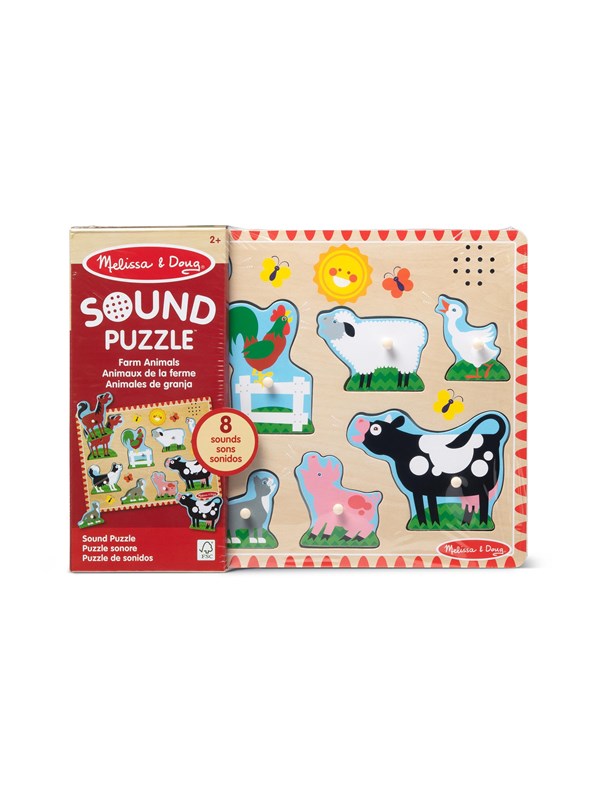 Melissa & Doug Sound Puzzle Farm Animals