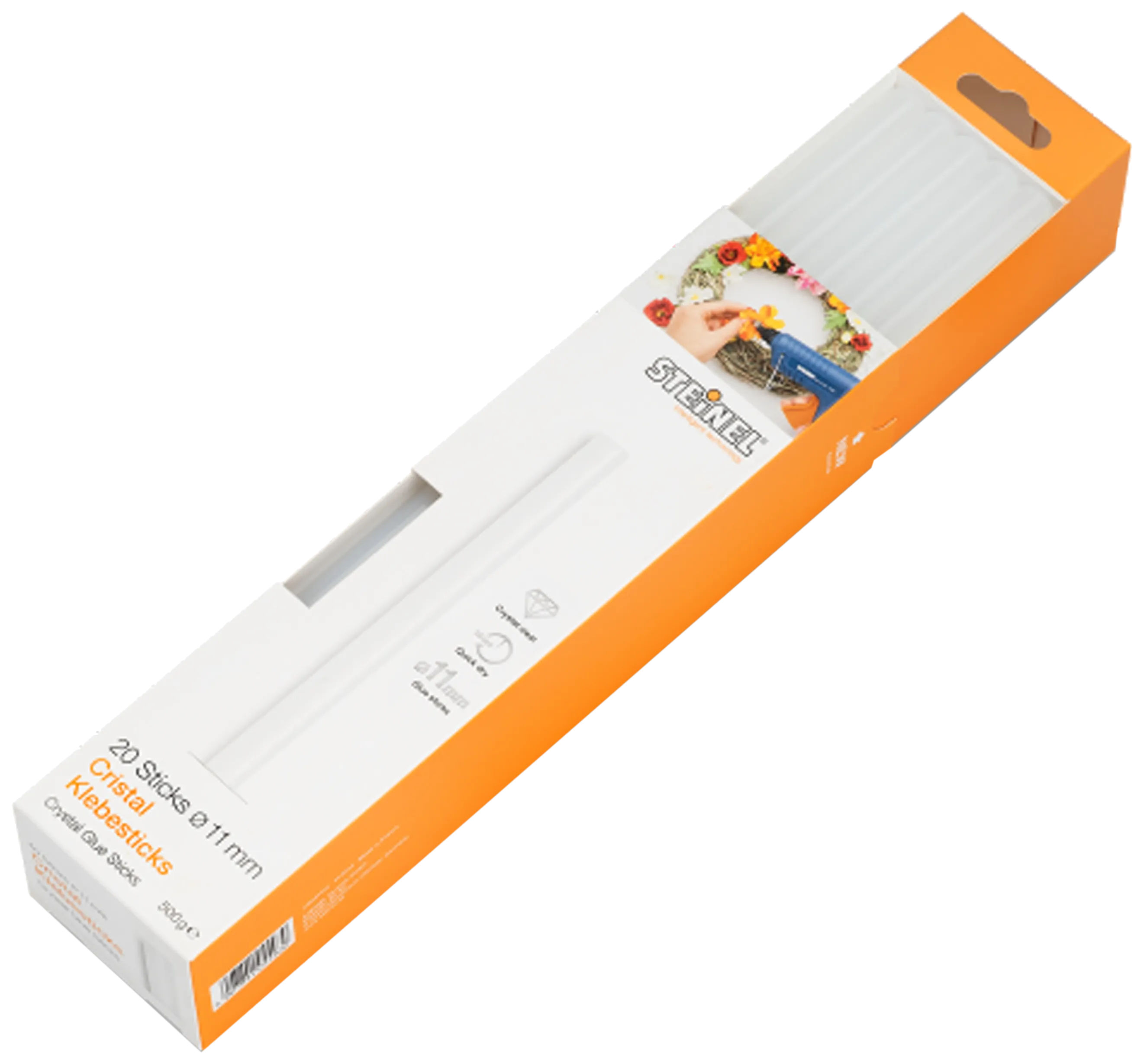 Steinel limstifter Krystall ø11×250mm, 20stk