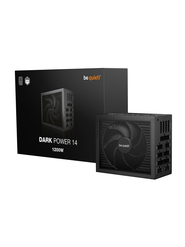 be quiet! Dark Power 14 Strømforsyning (PSU) - 1200 Watt - 140 mm - ATX 3.1 - 80 Plus Titanium sertifisert