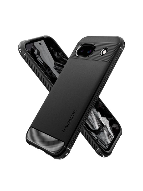 Spigen Rugged Armor - matte black - Google Pixel 8a