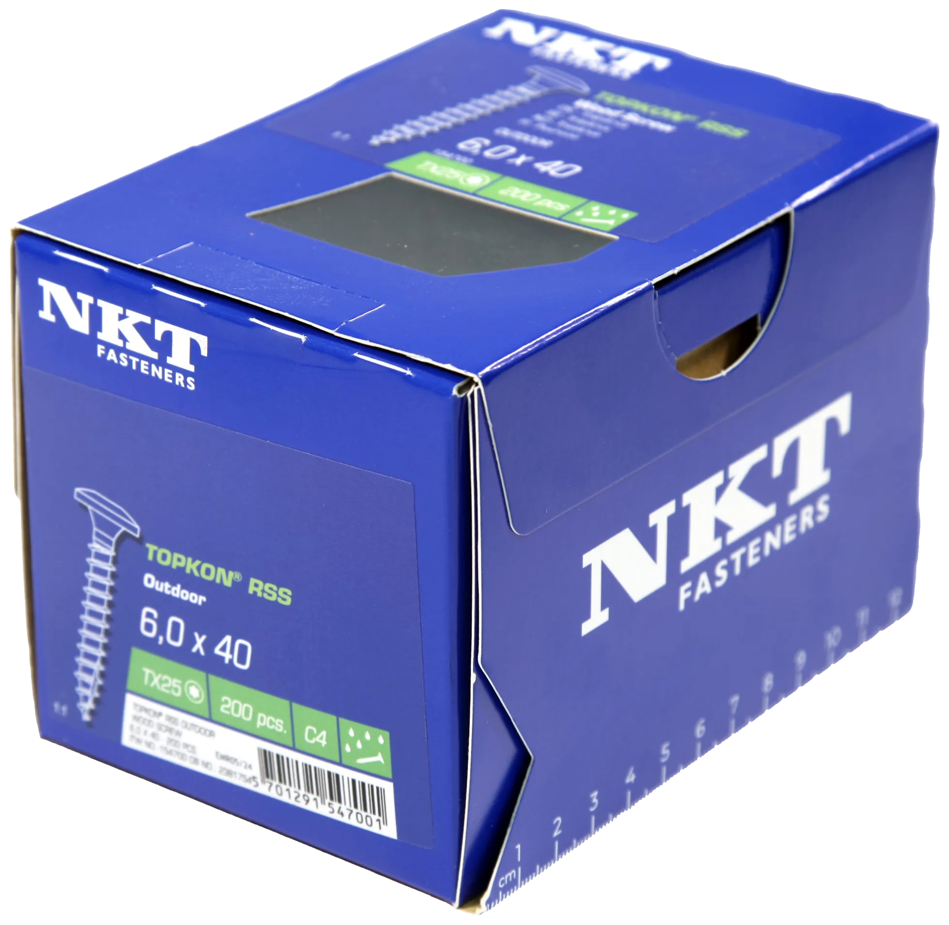 NKT Topkon RSS konstr.skrue C4 TH TX25 6×40 200stk