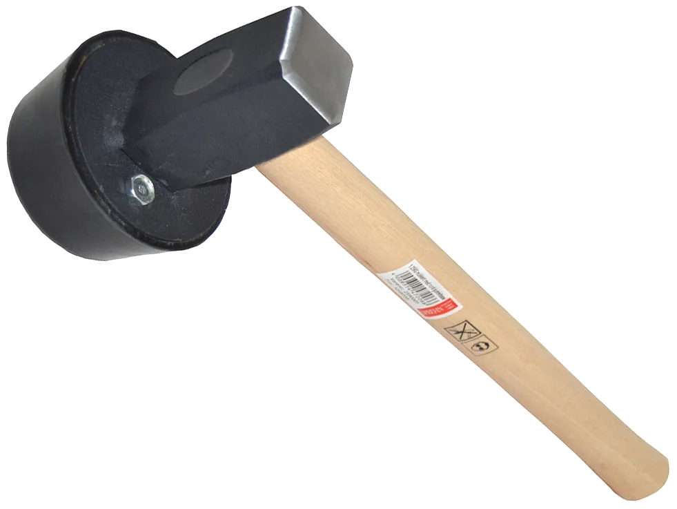 Sprehn broleggerhammer med rund gummibane