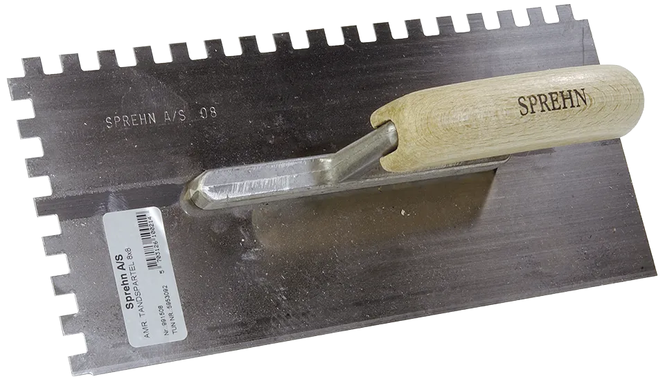 Sprehn tannsparkel 130×280mm, 8×8mm tenner