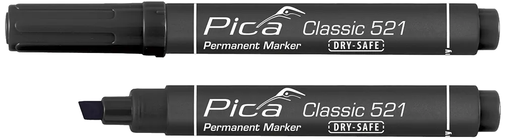 Pica Dry speedmarker Classic 521 meiselspiss sort