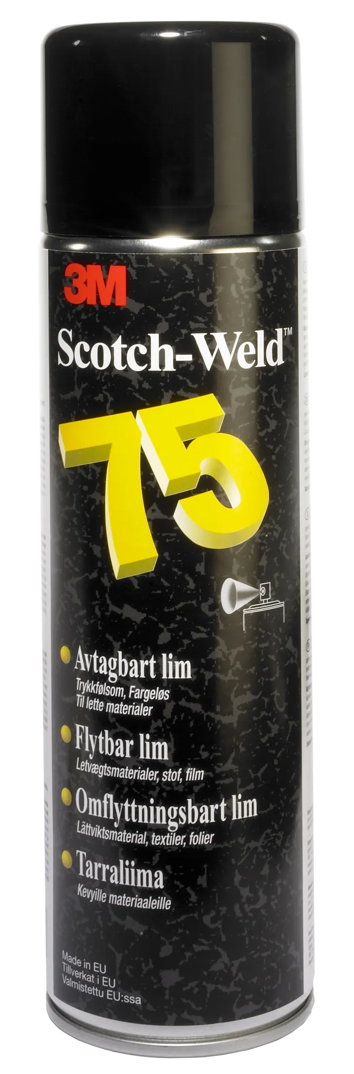 Spraylim 75 flyttbar 500 ml