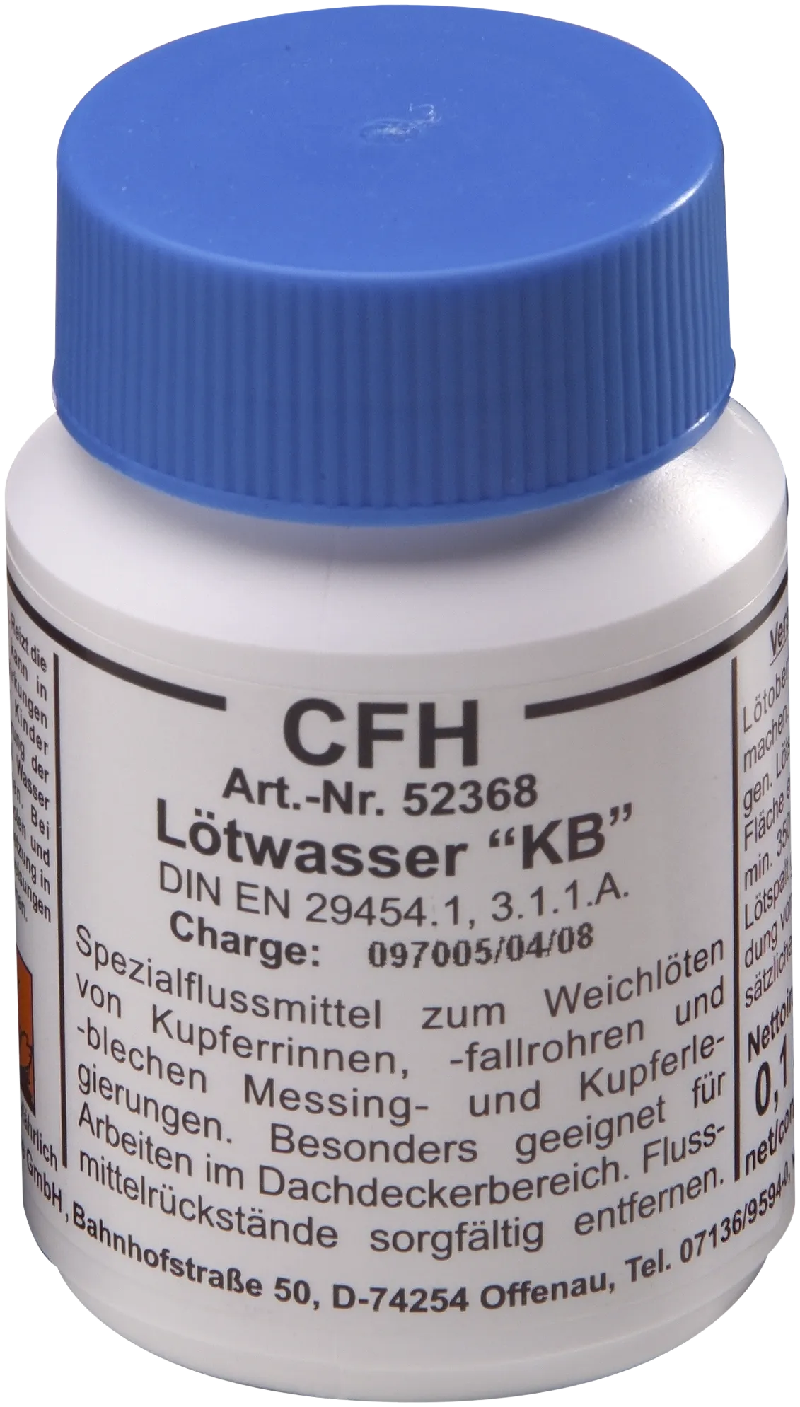 Flussmiddel CFH LWK368 for kobber osv. 100g