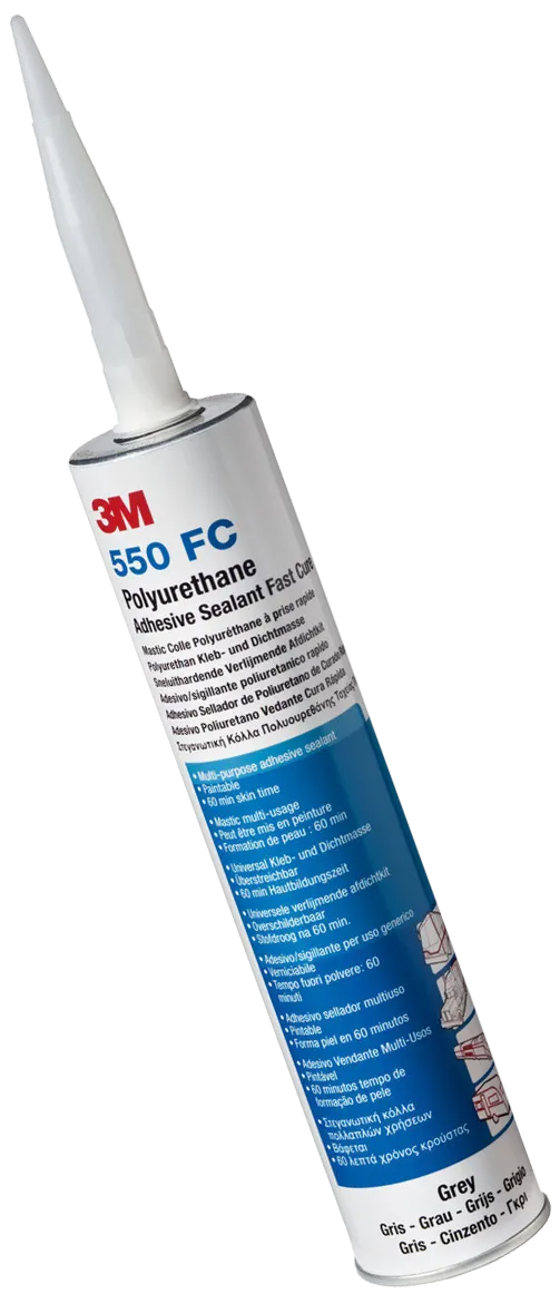 Lim-/fugemasse polyuretan 550FC grå 310ml