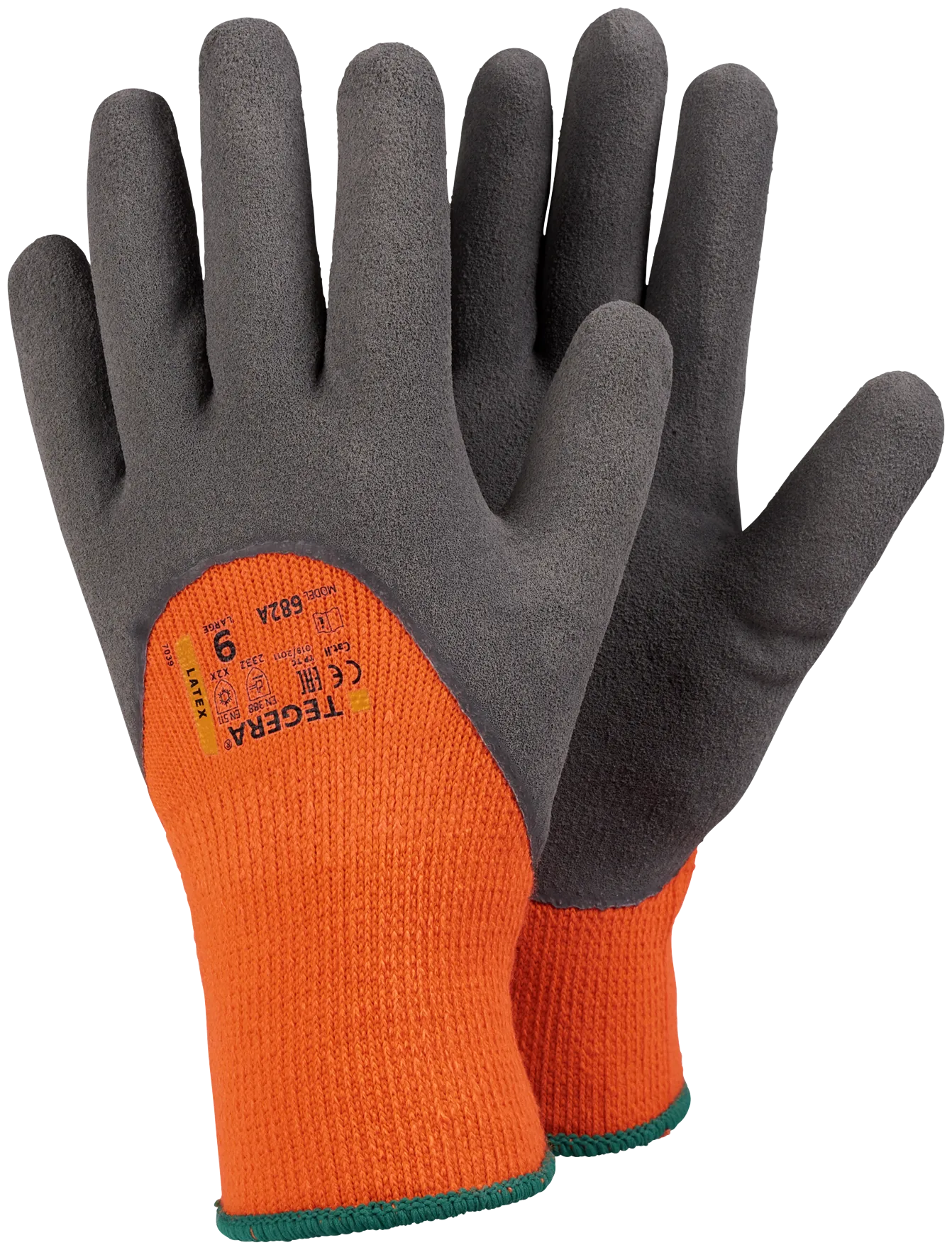 Tegera arbeidshanske latex 3/4-dyppet 682A-10