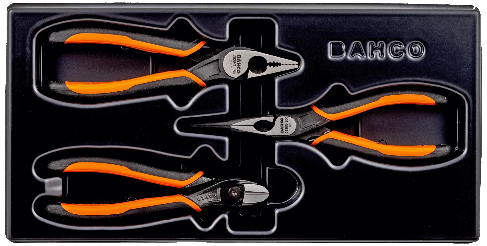 Tangsett 3 stk: 2628G-180 + 2101G-160 + 2430G-200