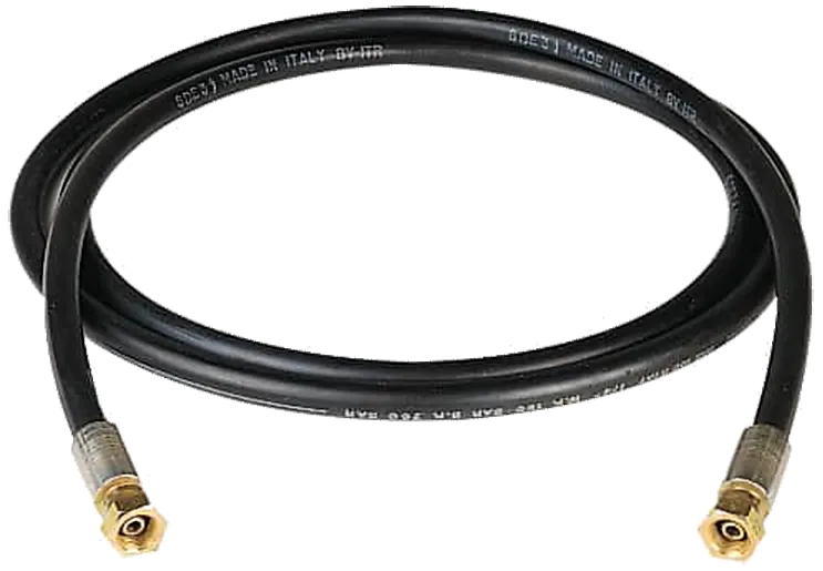 Høytrykksfettslange 345bar 2m, 1/4" svivelkoblinger