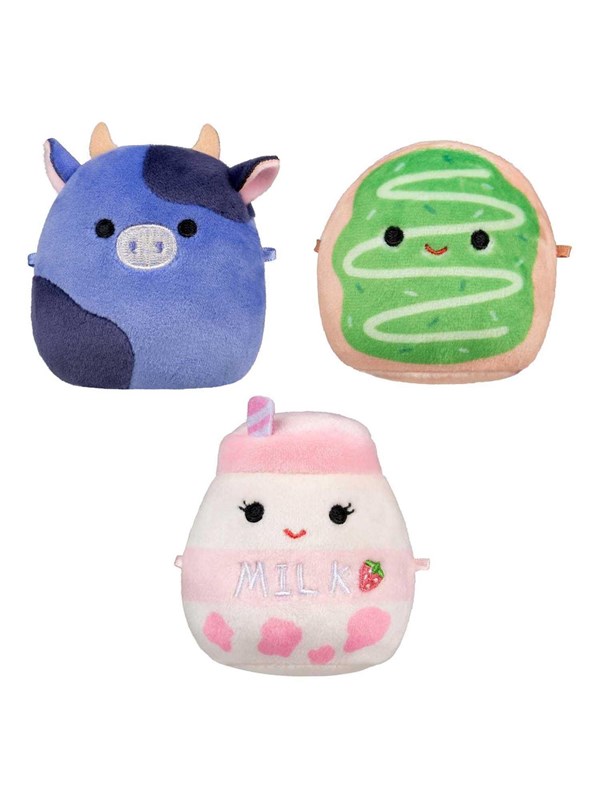 Jazwares Squishmallows Plush Toy - Micromallows Ingred Amelie Daisuke - 3dlg.