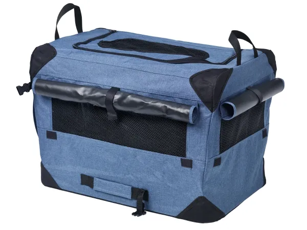 Dogman Milou Canvas Crate Blue XL 81.5x58.5x58.5cm
