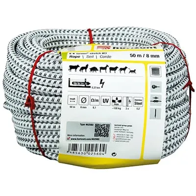 ELASTIKKBÅND FARMER 8MM 3TR 50M