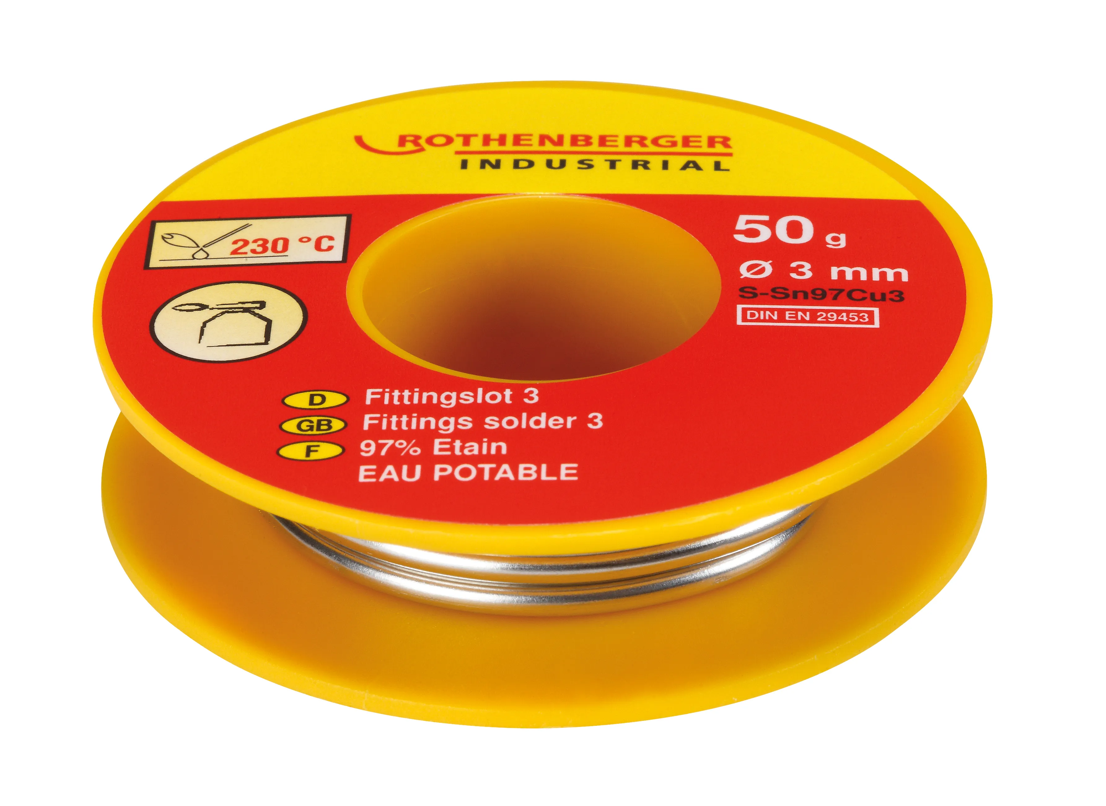 Loddtinn for fittings 3 mm 50 g