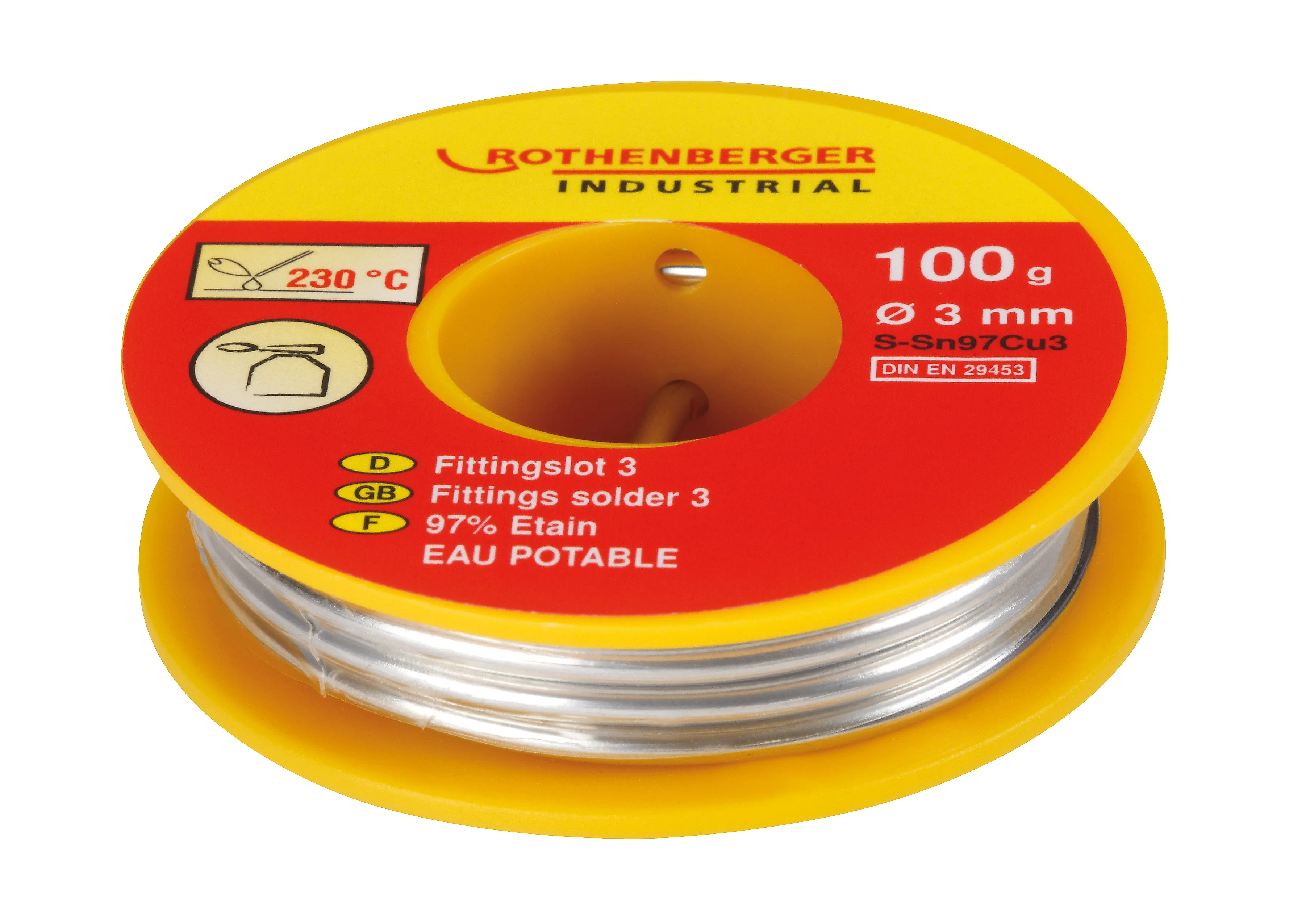 Loddtinn for fittings 3 mm 100 g
