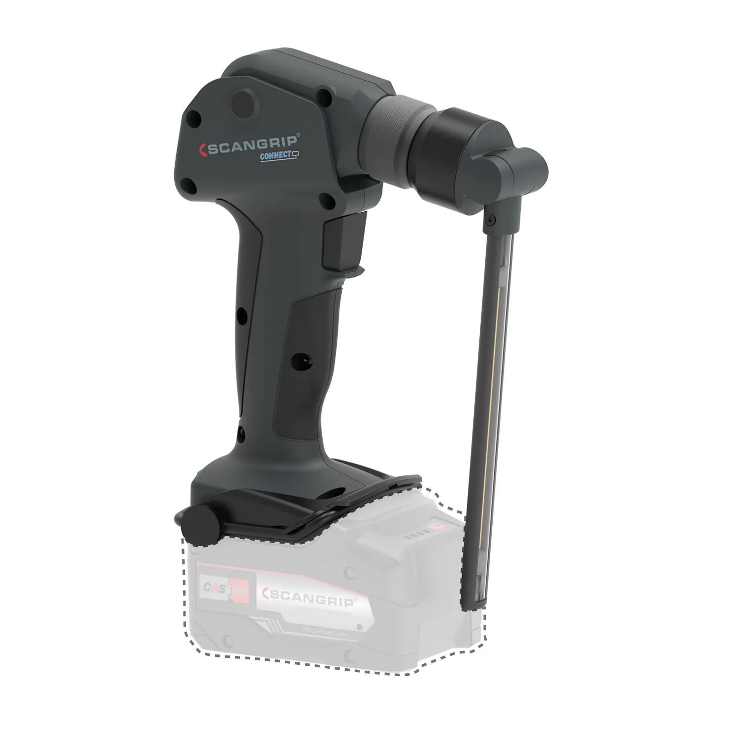 Håndholdt arbeidslampe MULTILIGHT FLEX CONNECT 750 lm