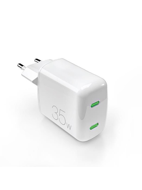 Puro MiniPro 35W Dual USB-C Wall Charger - GaN Technology
