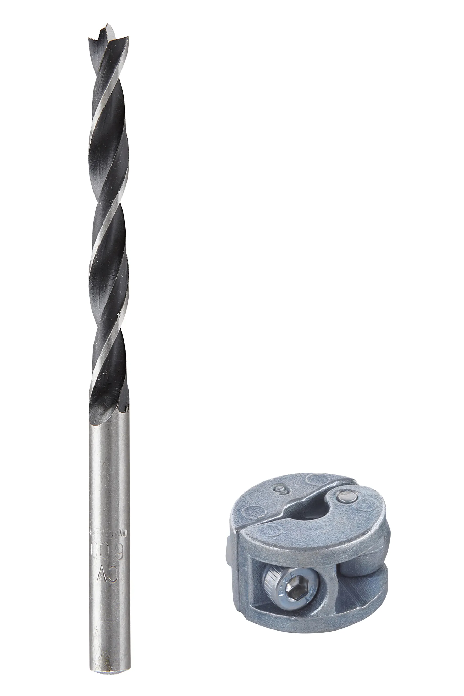 Wolfcraft - Dybelbor med dybdestopp og senterpunkt Ø6 mm