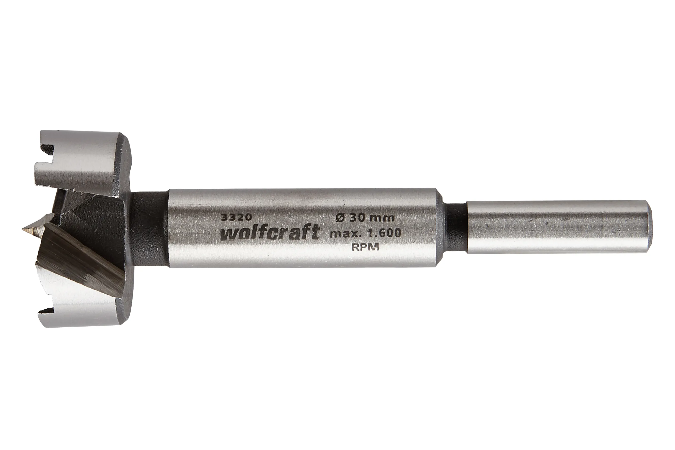 Wolfcraft - Forstnerbor Ø30 - skaft Ø8 mm