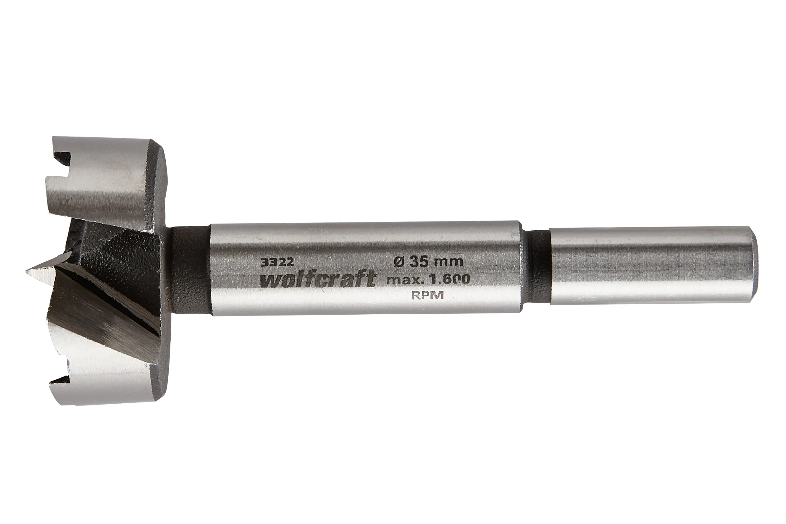 Wolfcraft - Forstnerbor Ø35 - skaft Ø10 mm
