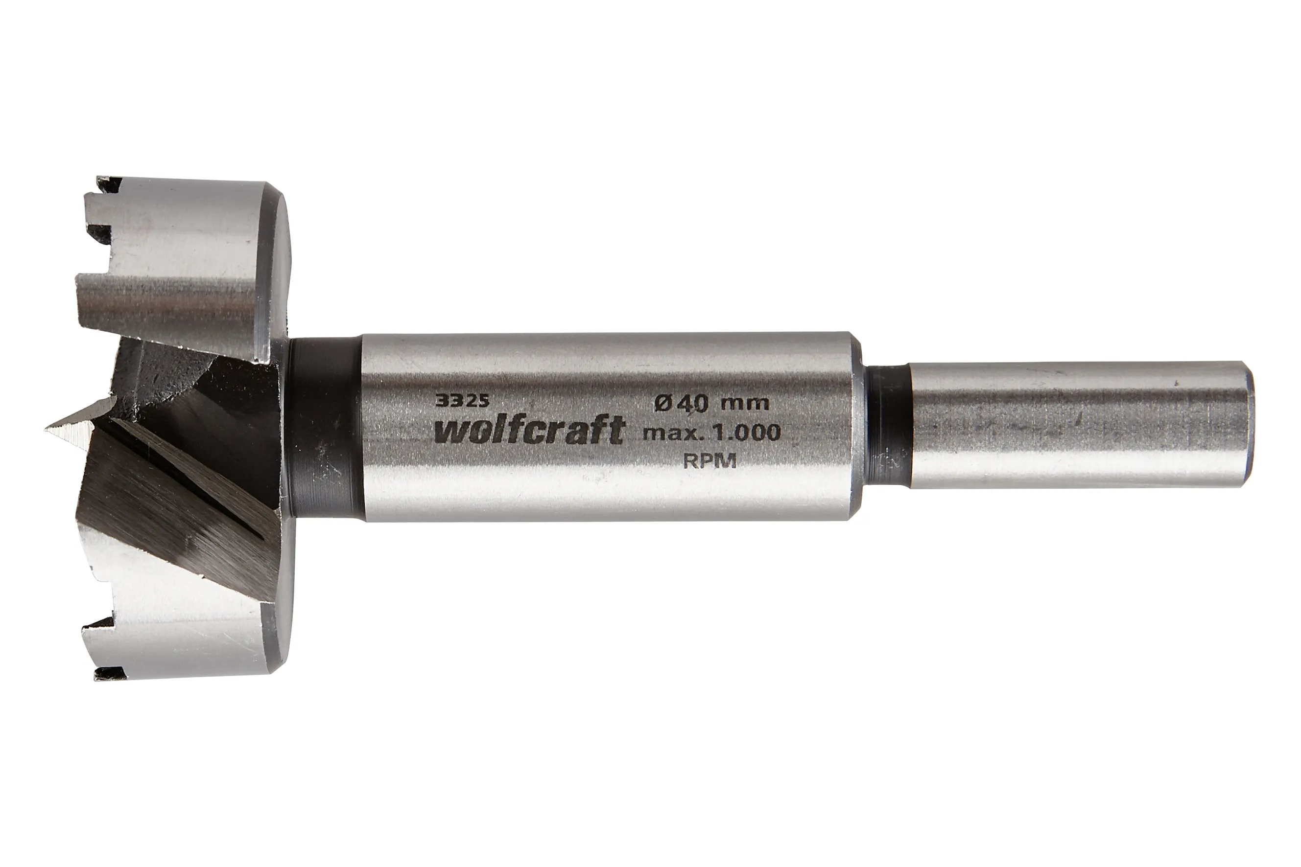 Wolfcraft - Forstnerbor Ø40 - skaft Ø10 mm