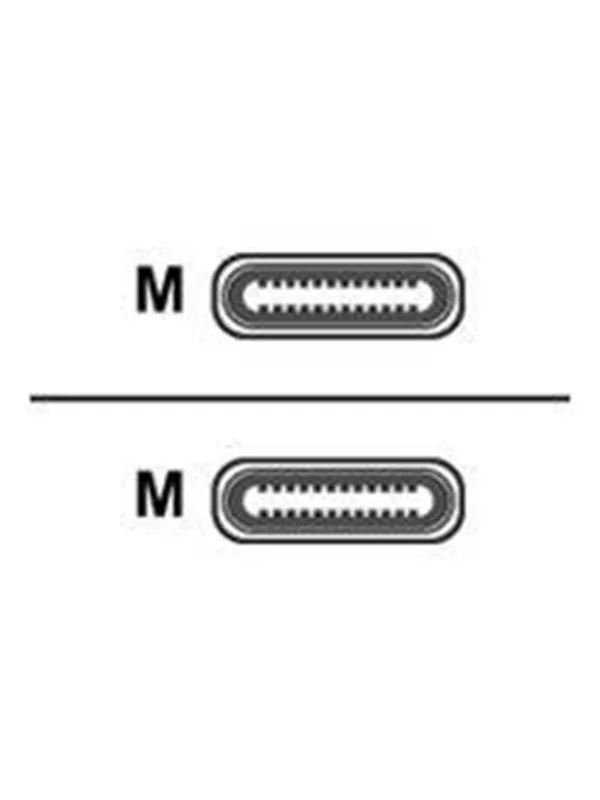 CELLULAR Line - USB-C cable - 24 pin USB-C to 24 pin USB-C - 1.2 m