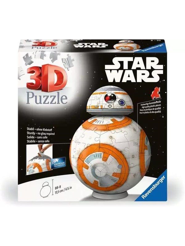 Ravensburger 3D Puzzle Star Wars BB-8 99pcs. 3D Puslespill