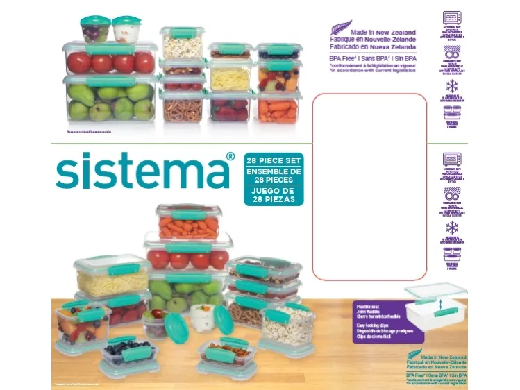 Sistema Klip It 28 Piece Pack - Teal