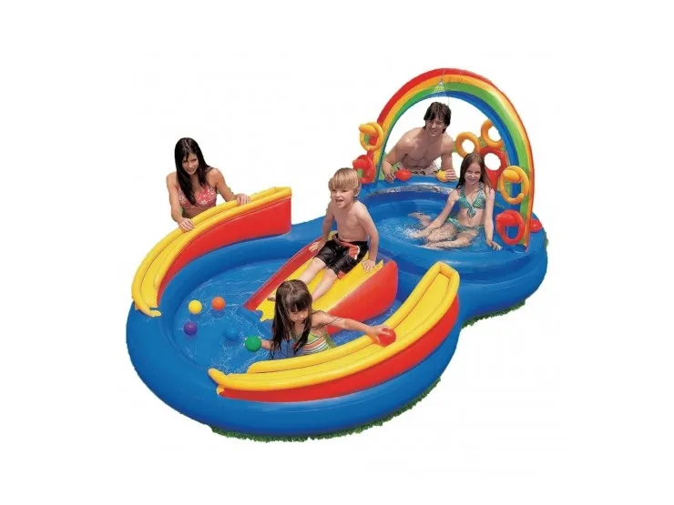 Intex Rainbow Ring leke-senter, 297x193x135 cm