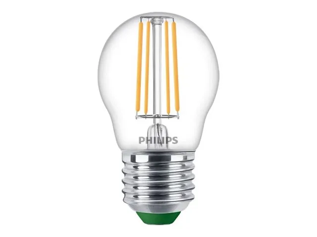 Philips LED-lyspære P45 Krone 252lm 1.2W/827 (25W) Clear E27