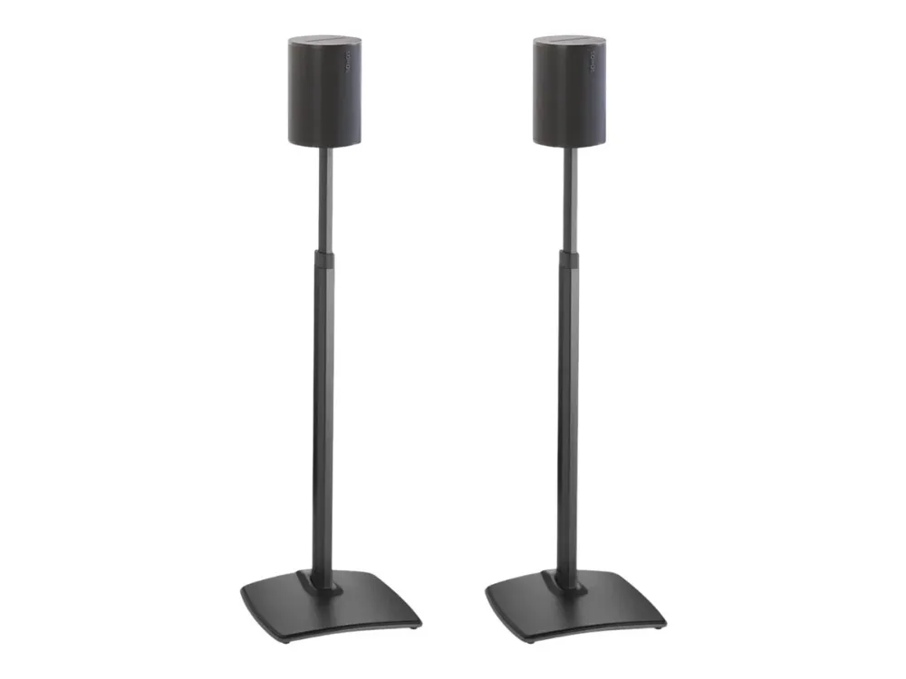Sanus WSSE1A2 stand - for speakers - height-adjustable - black - Max 2.2 kg - recommended for