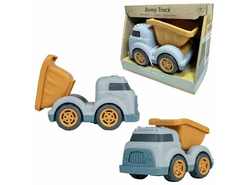 Little Dutch Dump Truck Blue 17 cm