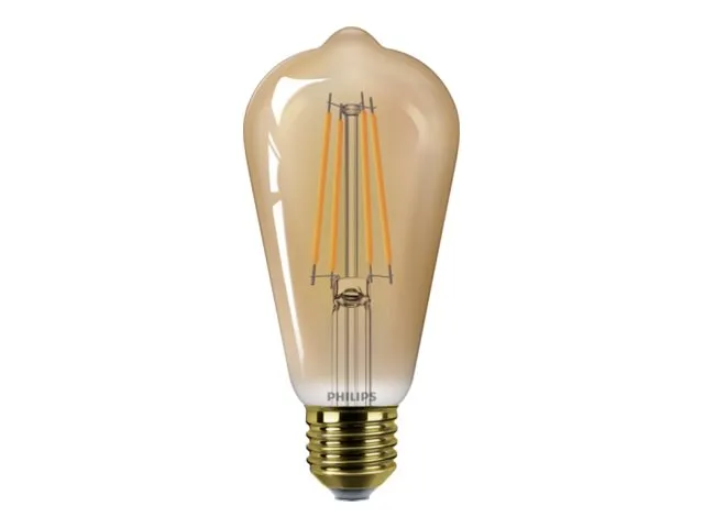 Philips LED-lyspære Edison 7W (40W) Flame E27