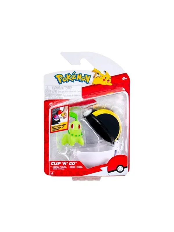 Pokemon CLIP N GO CHIKORITA ULTRA BALL W22