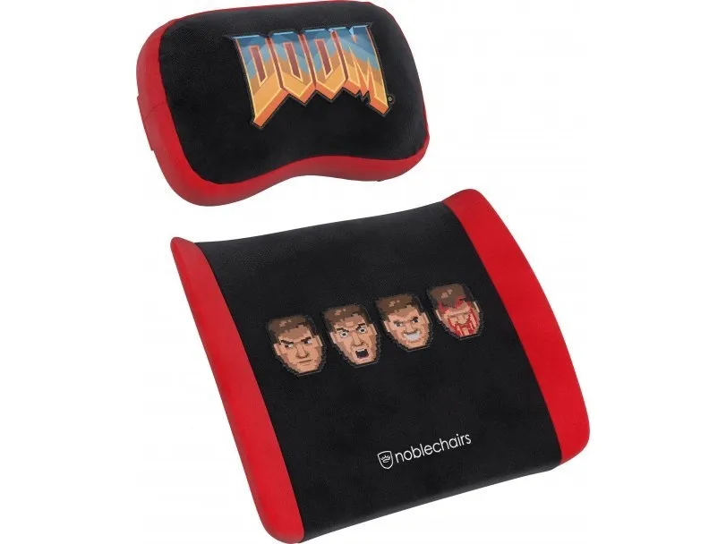 noblechairs Memory Foam Pillow Set DOOM Retro Edition