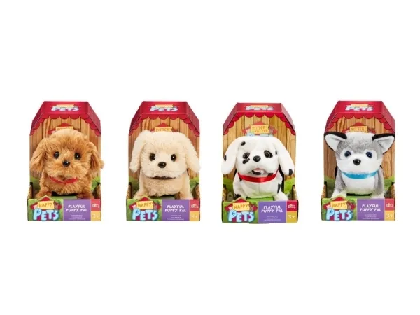 Happy Pets Playful Puppy Pal 4 asst.