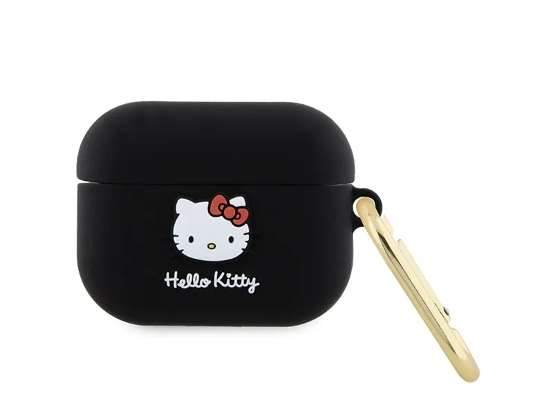 Hello Kitty AirPods Pro Deksel Liquid Silicone Svart
