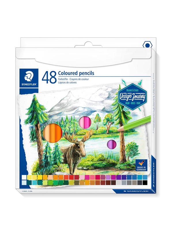 Staedtler Coloured pencil 48pcs     100% PEFC