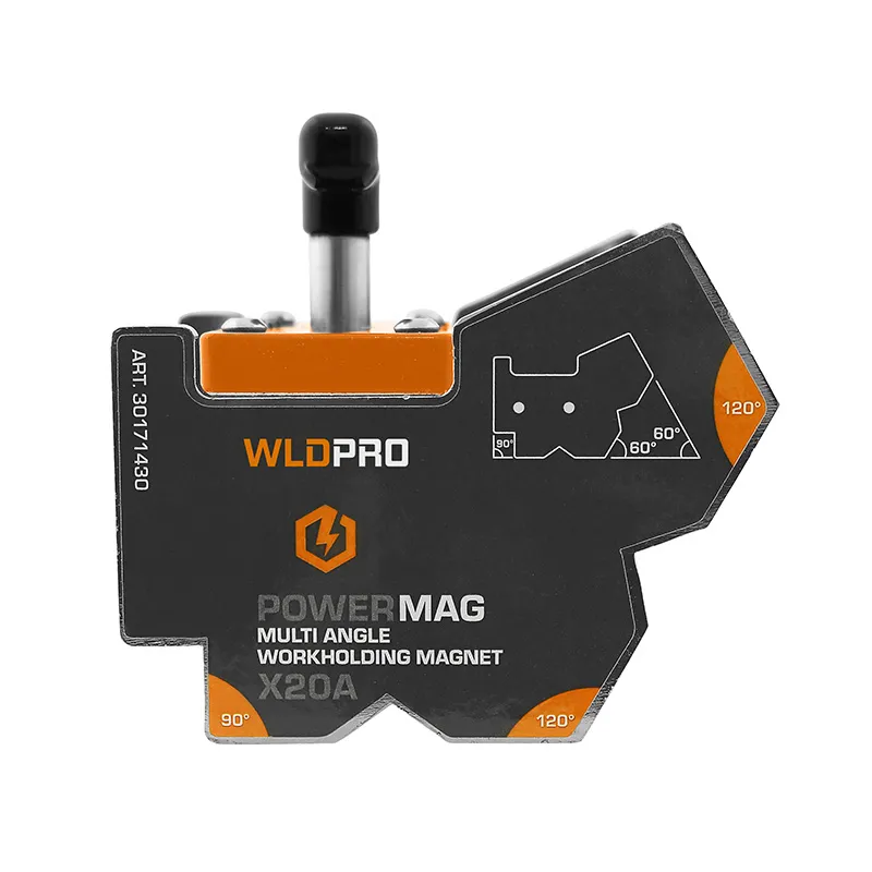 WLDPRO POWERMAG X20A Multivinkel Sveise­magnet med av/på-funksjon (245N/25kg)