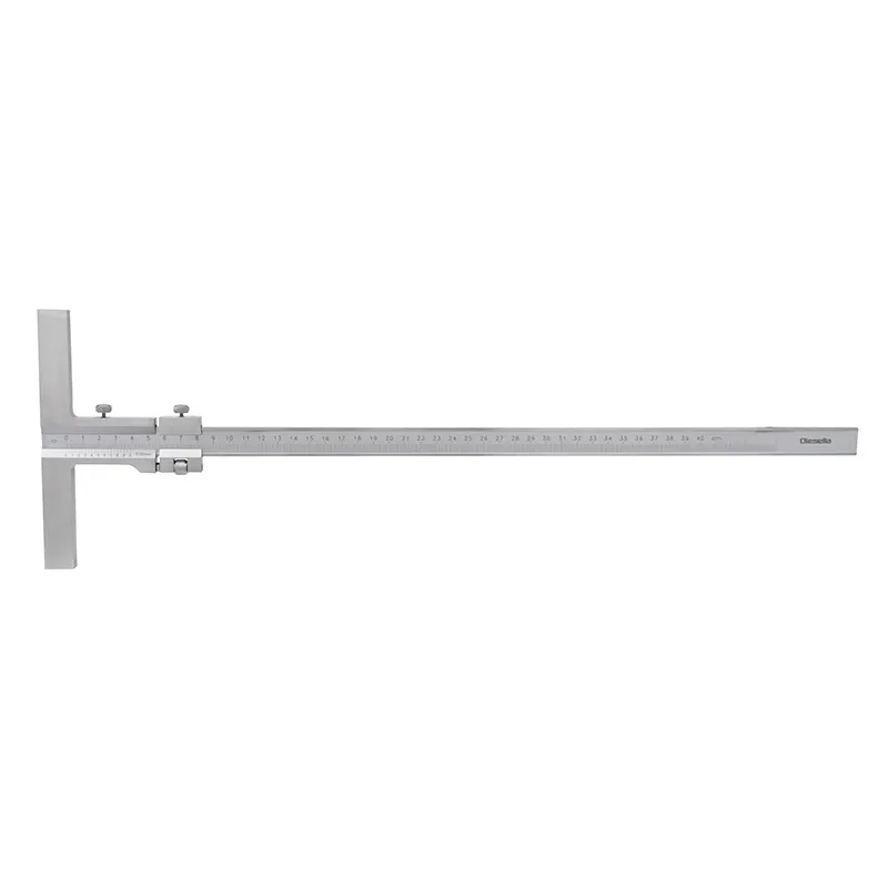 Målelære 0-400x0,05 mm med 160 mm slag og fininnstilling