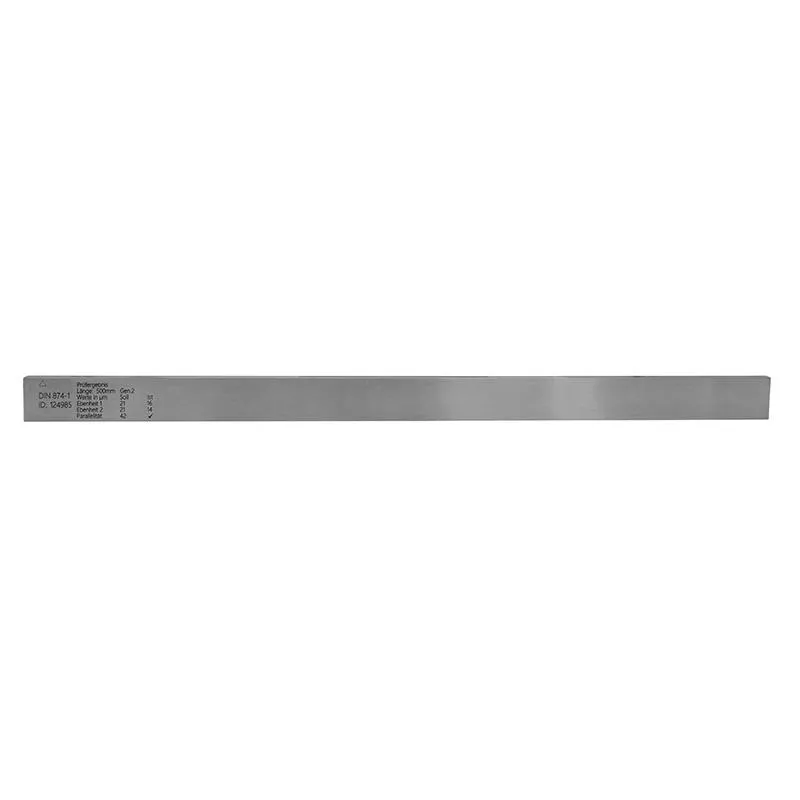 Arbeidslinjal 1000x40x8 mm DIN 874 Grad 2