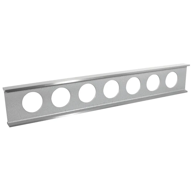 Montasjelinjal 500x80x40 mm DIN 874 Grad 0