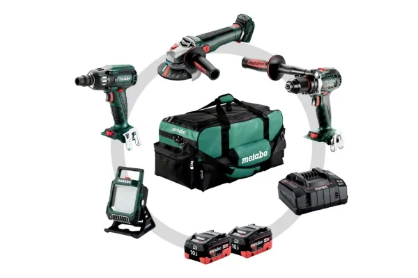 Combo-sett 4.3.2 18V: 4 maskiner + 2 batterier