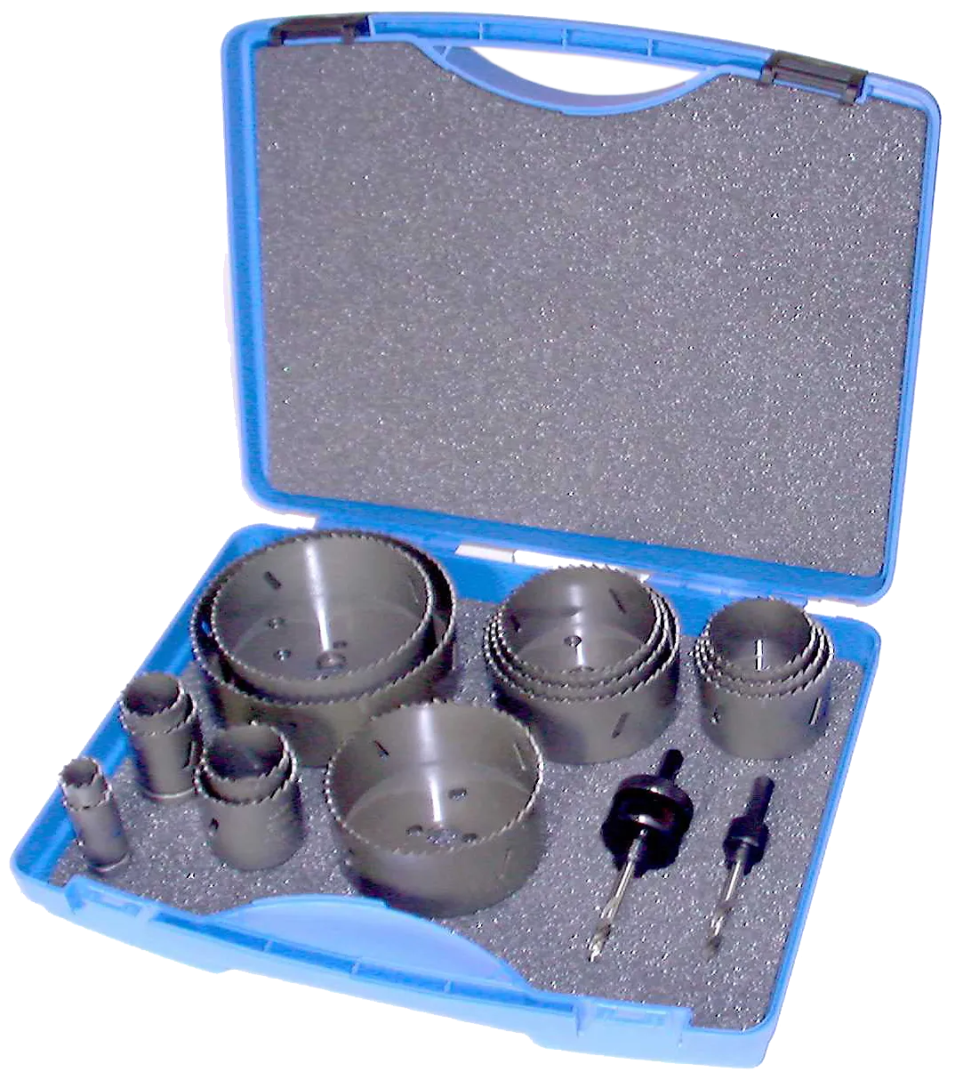 Bohrcraft hullsagssett RLS15 HSS 17 deler 19-127mm