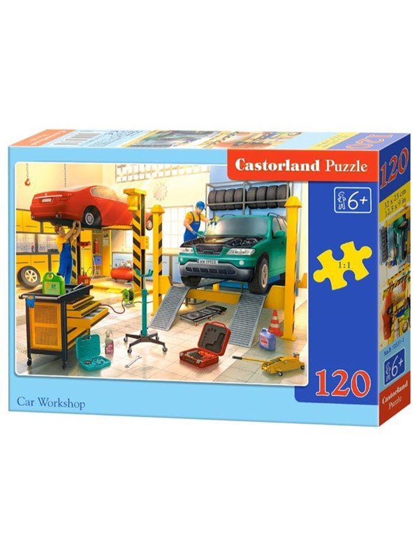 Castorland Workshop Puzzle - 120 Pieces - 6+ Years Gulv