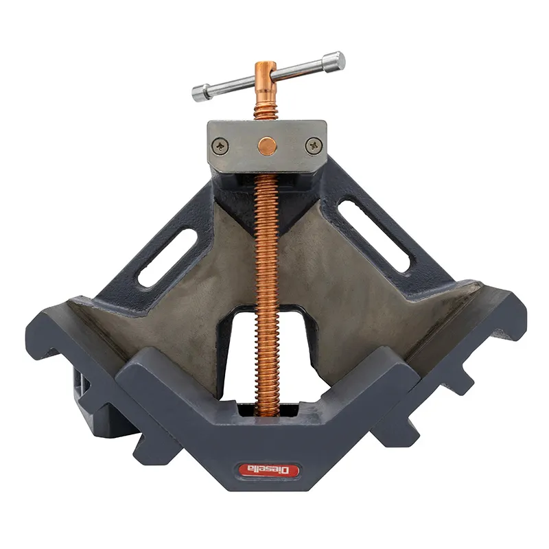 Vinkel skrustikke for 90° sveising 100 mm kjevebredde og høyde 35 mm (Heavy Duty)
